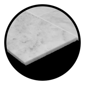 Carrara Marble Italian White Bianco Carrera 12x24 Marble Tile Polished - Tilefornia