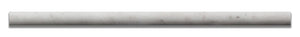 Bianco Venatino Marble Honed 1/2 X 12 Pencil Liner Trim Molding - Standard Quality - BOX of 15 PCS. - Tilefornia