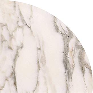 Marbletiledirect Calacatta Verde Polished White Marble 9 x 9 x 3/4-inch Corner Shelves - Tilefornia