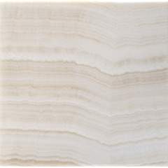 White Onyx Tile 12x12, Polished & Vein-Cut