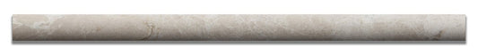 Botticino Marble Honed 3/4 X 12 Bullnose Liner - Standard Quality - BOX of 15 PCS - Tilefornia