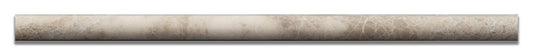 Cappuccino Marble Honed 1/2 X 12 Pencil Liner - Standard Quality - BOX of 15 PCS - Tilefornia