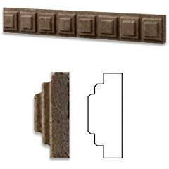 Noce Travertine Honed 1 11/16 X 12 La Jolla Trim Molding - Box of 5 pcs. - Tilefornia