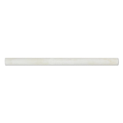 White Onyx Pencil Tile Trim 3/4x12, Polished