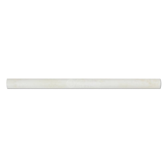 White Onyx (Bianco Fantastico) 3/4 X 12 Bullnose Liner, Polished - Tilefornia