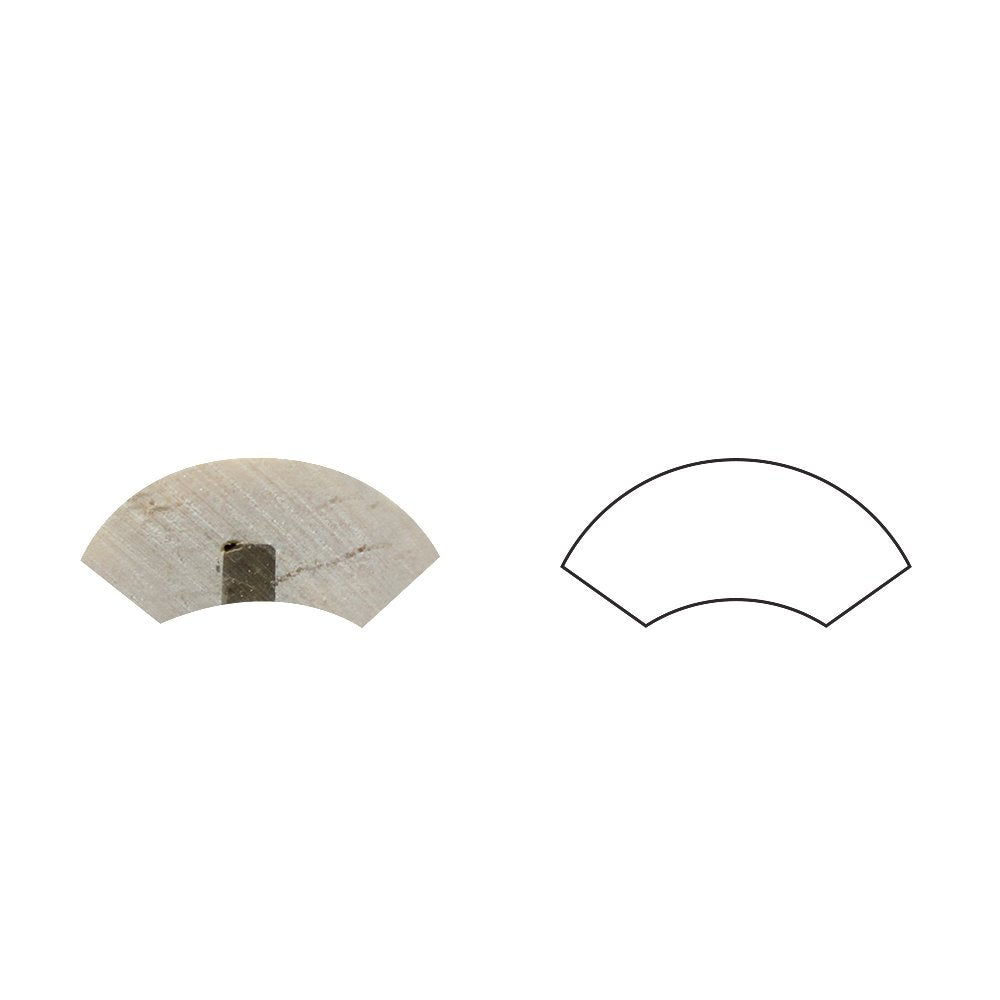 Crema Marfil Spanish Marble 1 X 12 Quarter-Round Trim Molding, Polished - Tilefornia