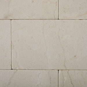 Crema Marfil Marble 3 X 6 Tumbled Brick Field Tile - 2 pcs. Sample-Set - Tilefornia