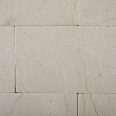 Crema Marfil Marble Subway Tile 3x6, Tumbled