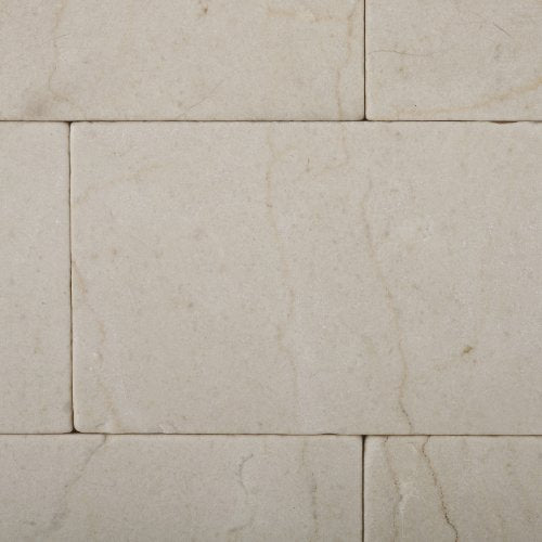 Crema Marfil Marble 3 X 6 Tumbled Brick Field Tile - 2 pcs. Sample-Set - Tilefornia