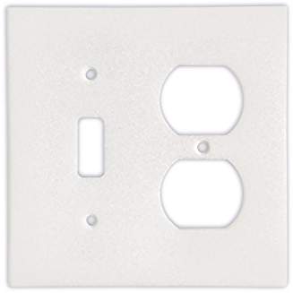 Thassos White Marble Switch Plate Cover, Polished (TOGGLE DUPLEX) - Tilefornia