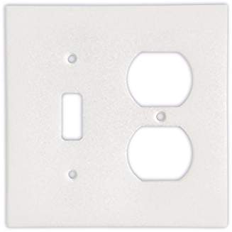 Thassos White Marble Switch Plate Cover, Honed (TOGGLE DUPLEX) - Tilefornia
