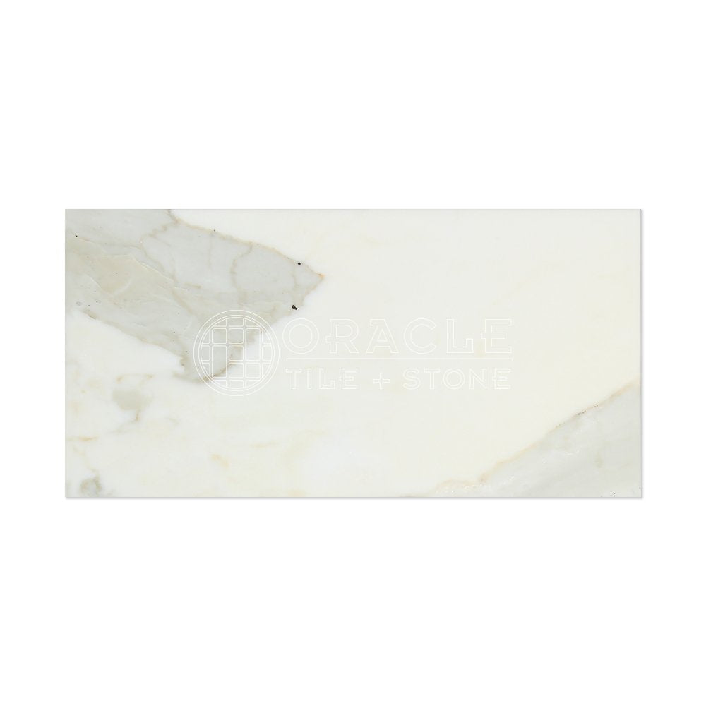 Calacatta Gold (Italian Calcutta) Marble 6 X 12 Subway Field Tile, Honed - Tilefornia