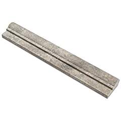Silver Travertine OG-1 Single-Step Chair Rail Molding Trim, Honed (LOT of 5 PCS.) - Tilefornia