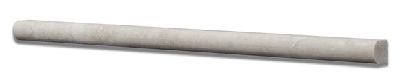 Botticino Marble Honed 1/2 X 12 Pencil Liner - Standard Quality - BOX of 15 PCS - Tilefornia