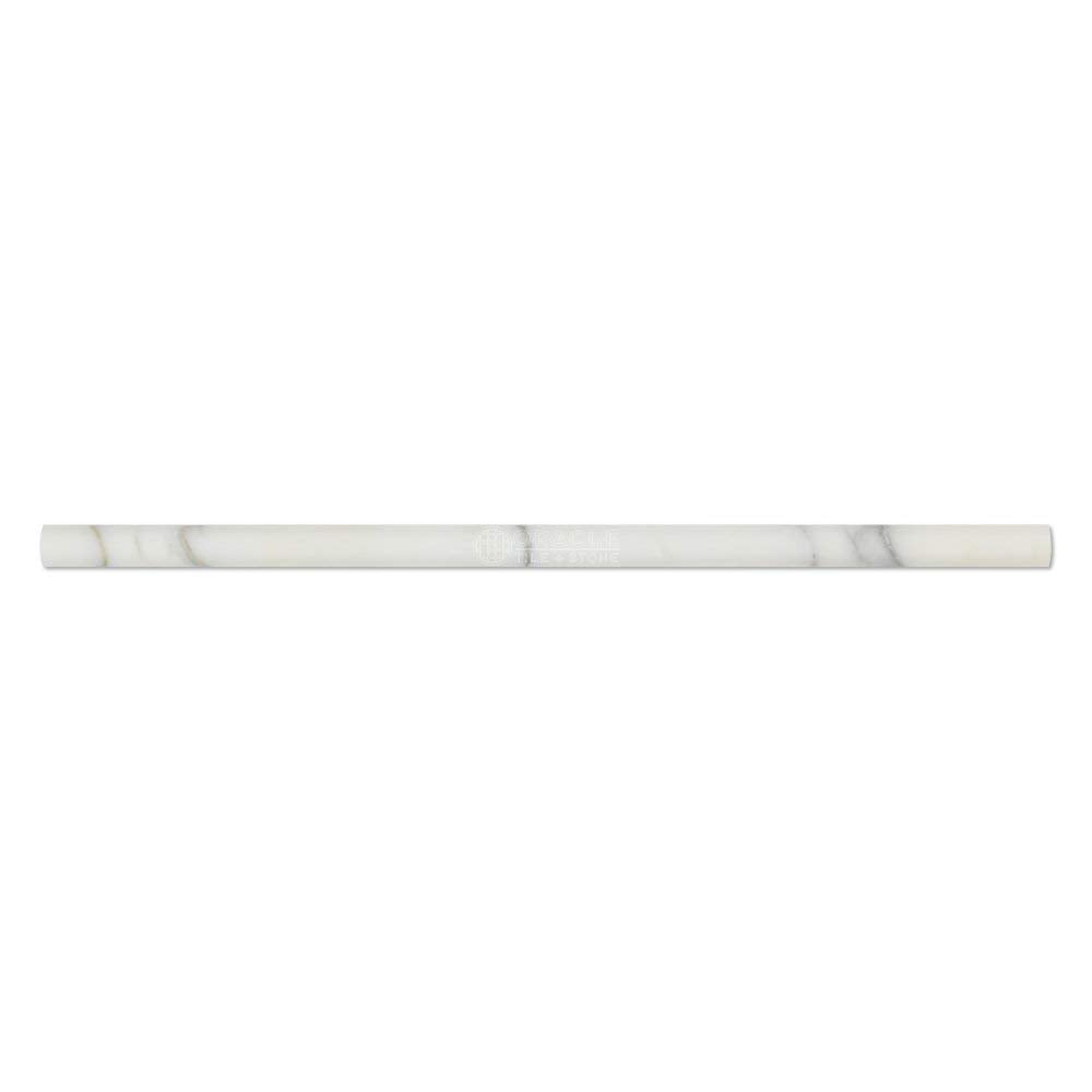 Calacatta Gold (Italian Calcutta) Marble 1/2 X 12 Pencil Liner, Honed - Tilefornia