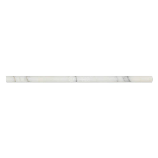 Calacatta Gold (Italian Calcutta) Marble 1/2 X 12 Pencil Liner, Honed - Tilefornia