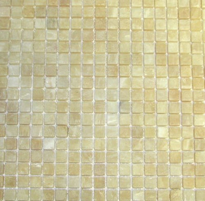Honey Onyx Mosaic Tile 5/8x5/8, Tumbled