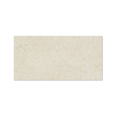 Crema Marfil Marble Subway Tile 3x6, Polished