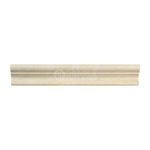 Crema Marfil Spanish Marble Crown Mercer Molding Trim, Polished - Tilefornia