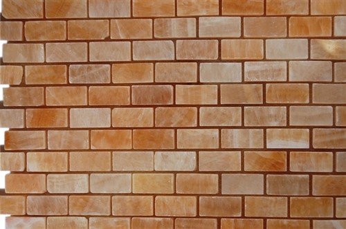 Honey Onyx 1/2X1 Marble Mosaics - Tilefornia