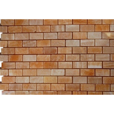 Honey Onyx Mosaic Tile 1/2x1, Natural