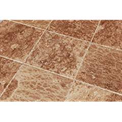 Noce Choclate Travertine 12X12 Brushed and Chiseled Premium Quality Tiles (SAMPLE) - Tilefornia