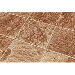 Noce Choclate Travertine 12X12 Brushed and Chiseled Premium Quality Tiles (LOT of 5 PCS. (5 SQ. FT.)) - Tilefornia