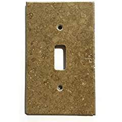 Noce Travertine Switch Plate Cover (SINGLE TOGGLE) - Tilefornia