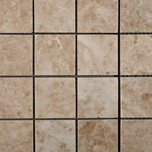 Cappuccino 2X2 Marble Polished Mosaic Tile - Tilefornia