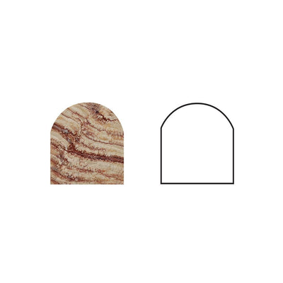 Cream Valencia Travertine Pencil Tile Trim 3/4x12, Honed