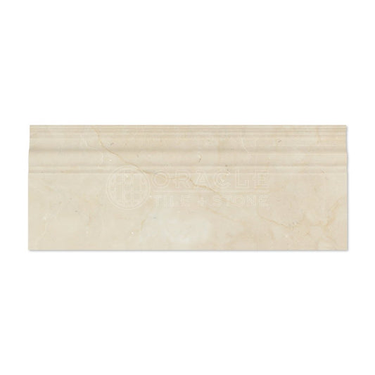 Crema Marfil Spanish Marble Baseboard Trim Molding, Polished - Tilefornia