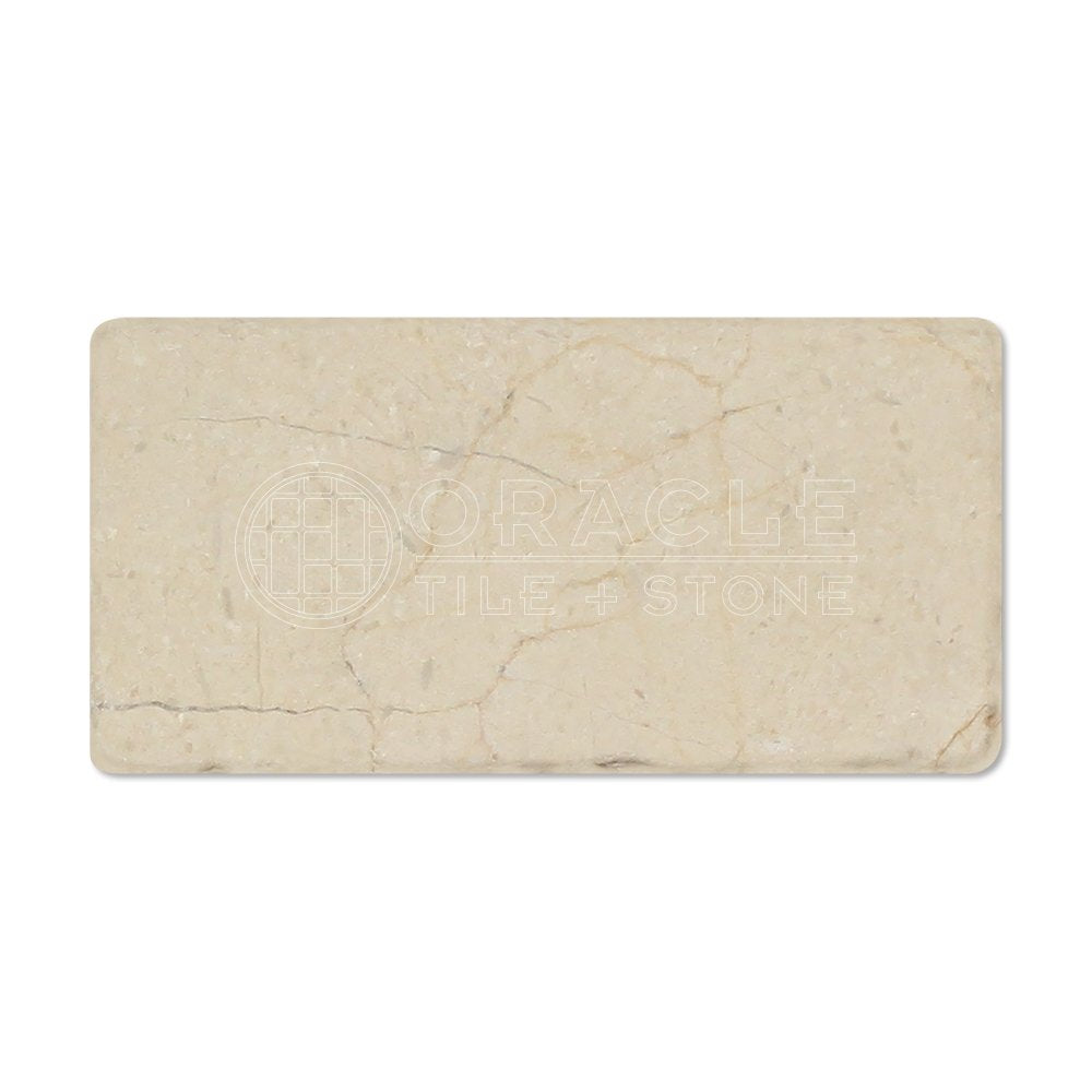 Crema Marfil Spanish Marble 6 X 6 Field Tile, Tumbled - Tilefornia