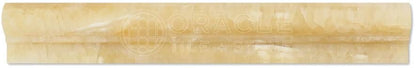 Polished Rail Molding Tile Trim in Crystal Onyx 12" x 2" - Tilefornia