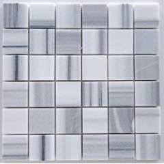 Mink Marmara Equator Marble 2 X 2 Polished Mosaic Tile - Box of 5 Sheets - Tilefornia