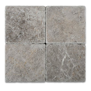 Silverado Gray Marble 2 X 6 Split-Faced Brick Mosaic Tile - Box of 20 sq. ft. - Tilefornia