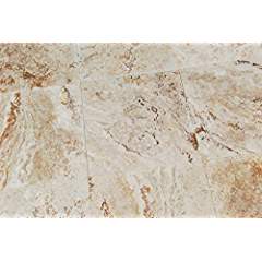 Michaelangelo Travertine 18X18 Filled and Honed Tiles - Premium Quality (LOT of 20 PCS. (45 SQ. FT.)) - Tilefornia