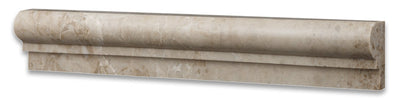 Cappuccino Marble Chair Rail Trim (OG-1) 2x12, Polished