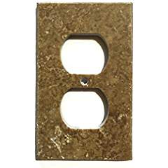 Noce Travertine Switch Plate Cover (SINGLE DUPLEX) - Tilefornia