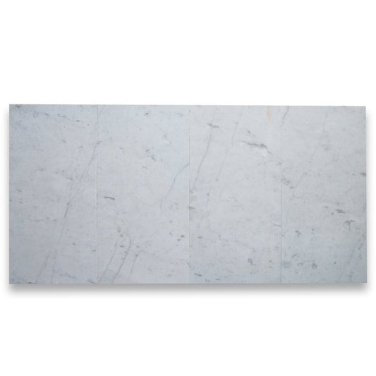 Carrara White Italian Carrera Marble 12x24 Tile Polished - 200 sq.ft. - Tilefornia