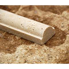 Light 1 1/8 X 12 Travertine Small Baldwin Trim - Tilefornia