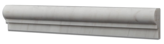 Dolomite White Honed 2 X 12 Milano Molding - Standard Quality - BOX of 15 PCS - Tilefornia