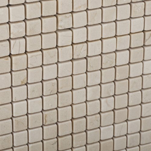 Crema Marfil Marble 5/8 X 5/8 Polished Mosaic Tile - 6