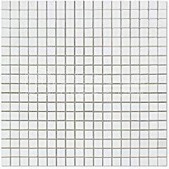 Thassos White Greek Marble 5/8 X 5/8 Mosaic Tile, Honed - Tilefornia