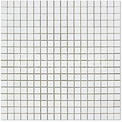 Thassos White Greek Marble 5/8 X 5/8 Mosaic Tile, Polished - Tilefornia