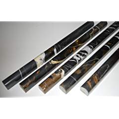 Michael Angelo Marble 3/4" X 12" Polished Bullnose Pencil Liner - Tilefornia