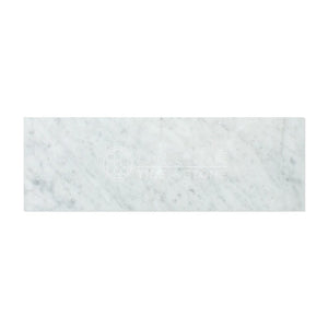 Carrara White Italian (Bianco Carrara) Marble 4 X 12 Field Tile, Honed - Tilefornia