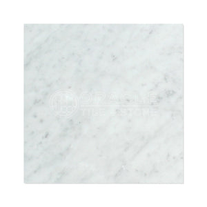 Carrara White Italian (Bianco Carrara) Marble 12 X 12 Field Tile (Lot of 250 pcs. (250 sq. ft.), Honed) - Tilefornia