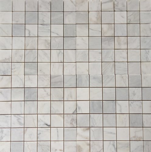 Bianco Venatino Marble 2X4 Deep - Beveled & Polished Subway Tile - STANDARD QUALITY - Lot of 20 Sheets - Tilefornia