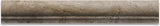 Ivory/Beige Travertine HONED 2" X 12" X 3" Corner Ogee Stair Molding Trim Liner Tile - Tilefornia