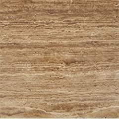 Noce Vein-Cut Travertine 12 X 12 Field Tile, Brushed & Unfilled (LOT of 5 SQ. FT.) - Tilefornia